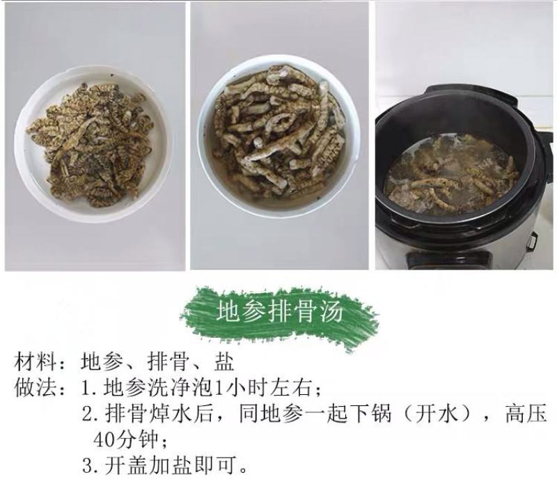 虫草参，可煲汤，做菜