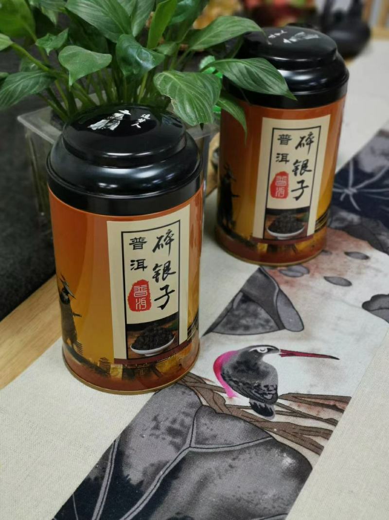 碎银子（茶化石）普洱熟茶，糯香十足，入口醇厚浓郁，很耐泡