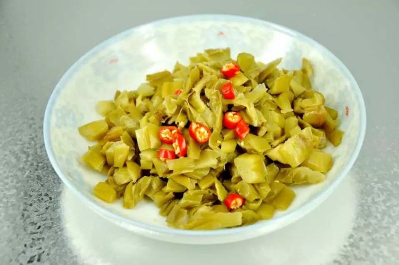 酸芋荷，微酸，脆，颜色金黄