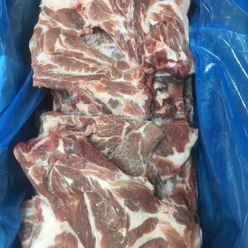 新鲜冷冻猪骨多肉猪胫骨猪脖子骨猪脊骨猪劲骨30斤/箱