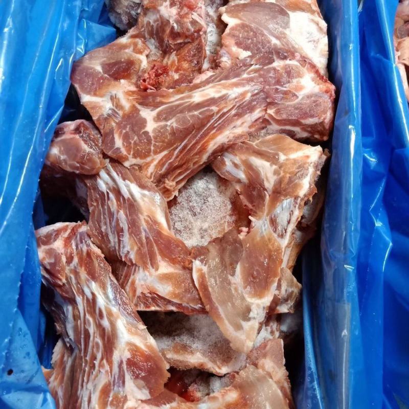 新鲜冷冻猪骨多肉猪胫骨猪脖子骨猪脊骨猪劲骨30斤/箱