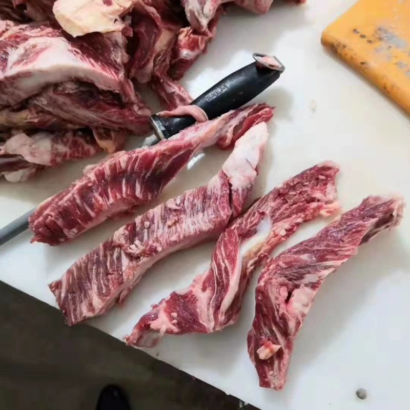 纯干腹肉条，5斤装，7斤装，厂家直销，烧烤必备。