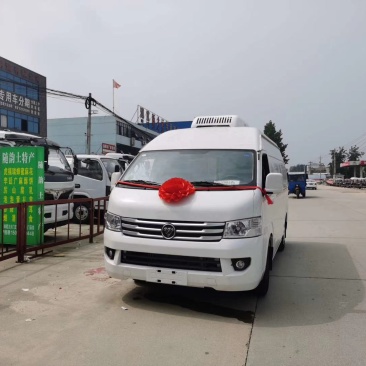 福田G9(国六)汽油面包式冷藏车