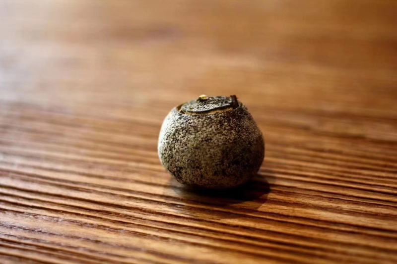2019年正新会老树小青柑配五年陈老窖熟茶