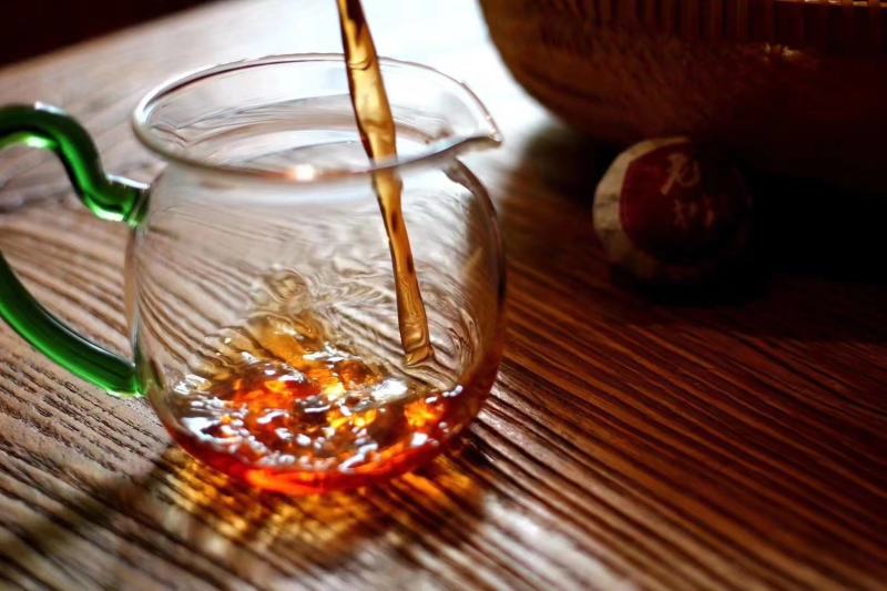 2019年正新会老树小青柑配五年陈老窖熟茶