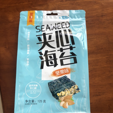 琦琳乐坚果夹心海苔，0防腐剂添加