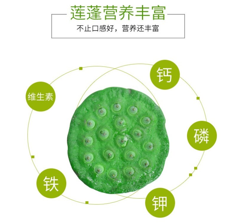 微山湖野生莲蓬中华传统笨莲蓬滋味好