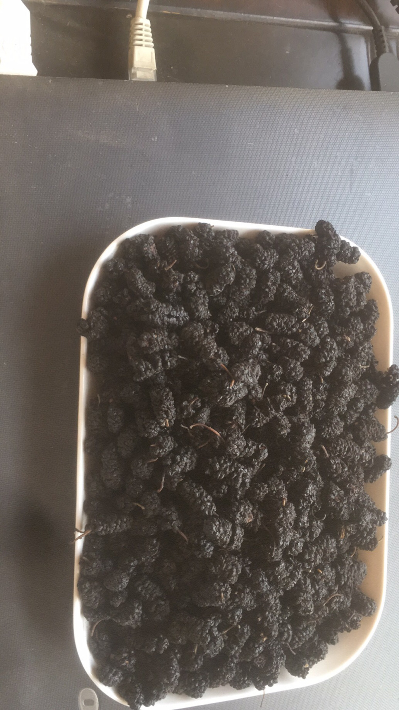 水洗纯绿色食品黑珍珠桑椹干
