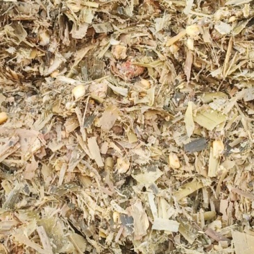 全株玉米秸秆青储打包压块，