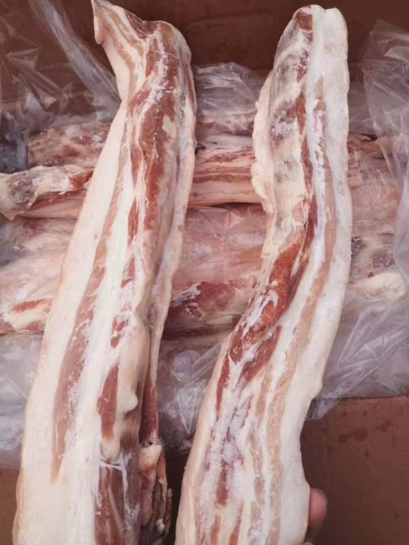【推荐】去皮五花肉肉条，一箱二十斤量大价优欢迎咨询