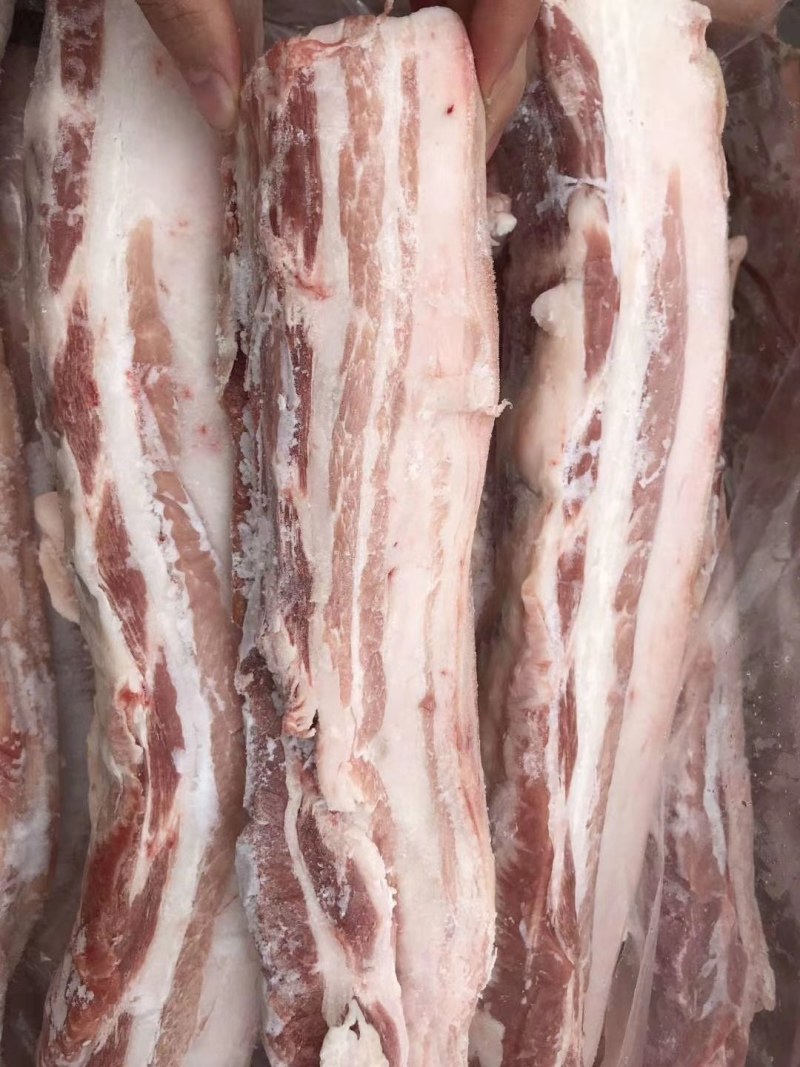 【推荐】去皮五花肉肉条，一箱二十斤量大价优欢迎咨询
