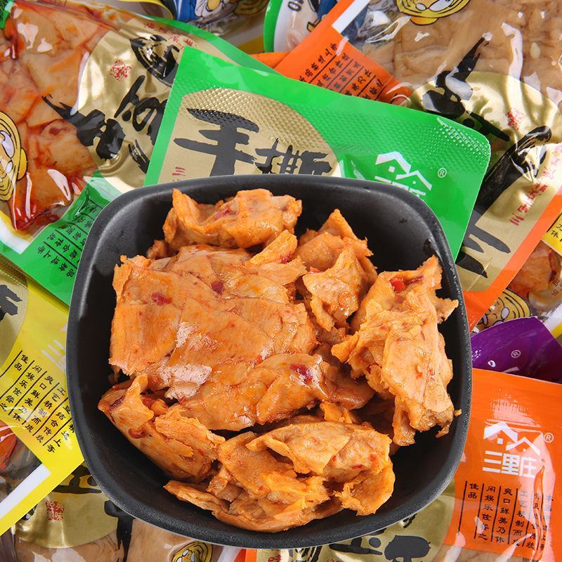 手撕豆干休闲零食五香麻辣豆腐干素肉香辣条豆干零食小吃散称