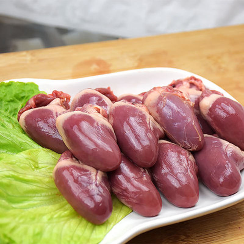 【新希望六和】冻鲜鸡心烧烤食材卤味整箱批发冷冻鸡心2斤包