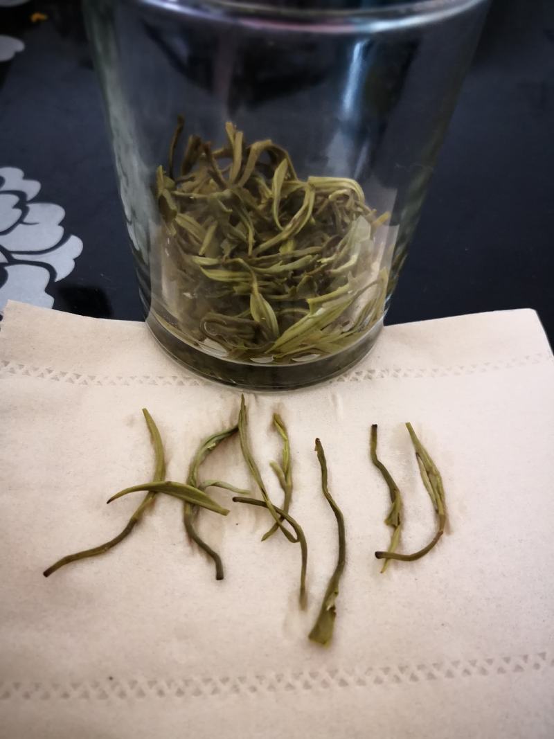 普洱绿茶～一级烘青十号青茶一芽一叶初长型