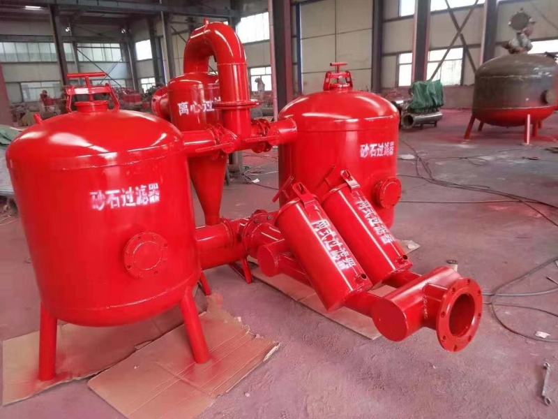 农业灌溉过滤设备离心网式砂石过滤器除砂罐细沙杂志滴灌喷灌
