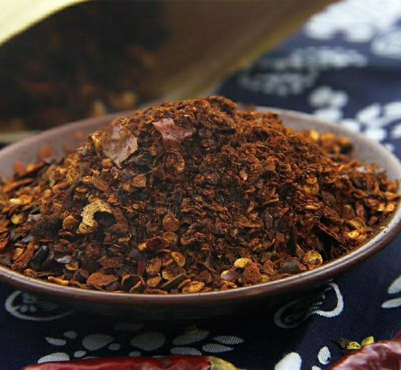 贵州布依佬妈自种自炒辣椒面