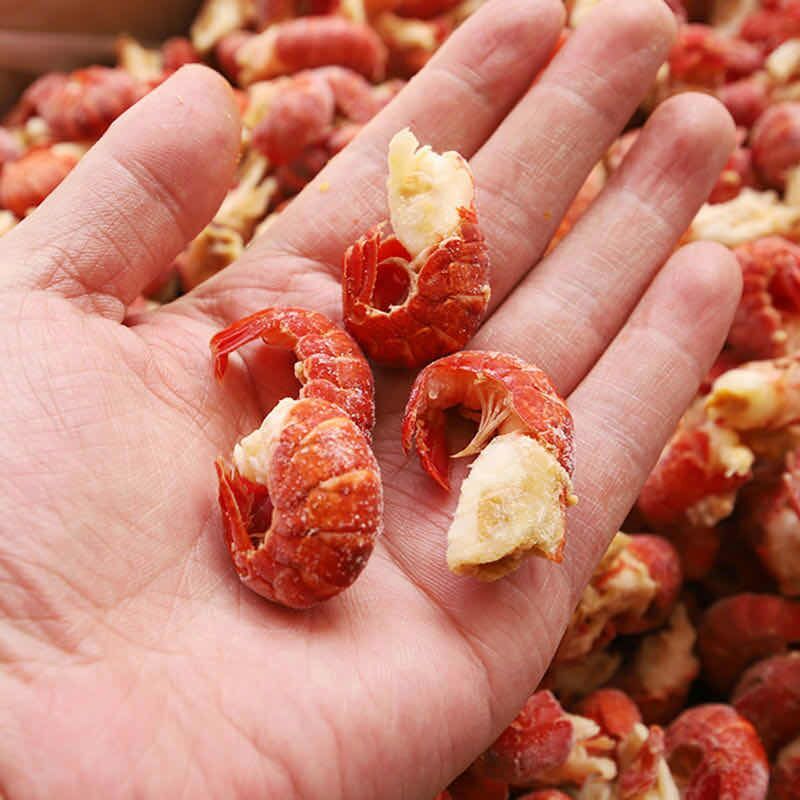 无冰衣龙虾尾1级货冰冻小龙虾尾鲜活虾冷冻虾尾