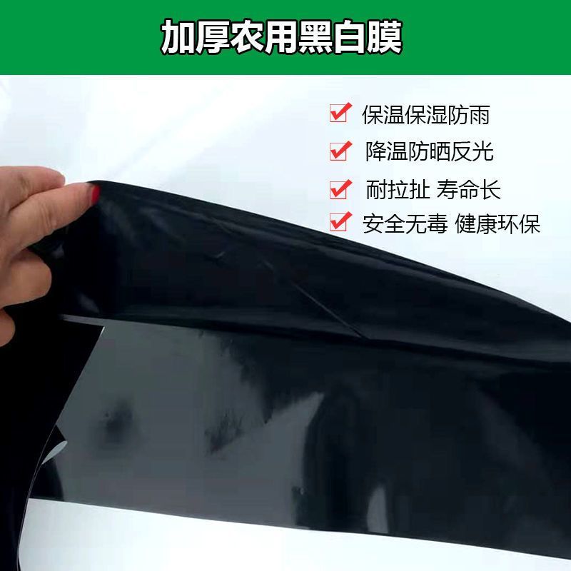 厂家生产多功能黑白膜食用菌养殖用青储养殖棚用黑白膜