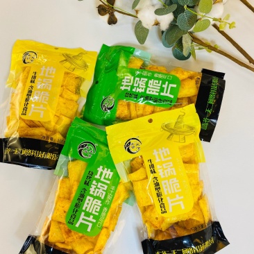 锅巴地锅脆片105克休闲零食薄脆厂家直销