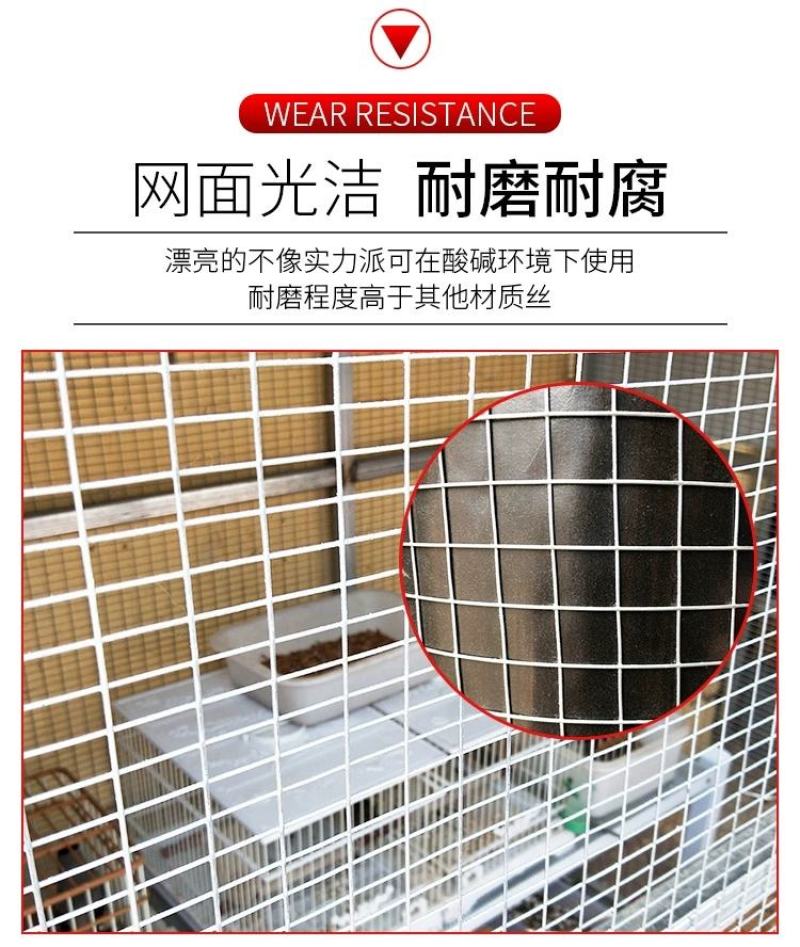 养殖网粗丝镀锌电焊网兔笼鸽笼鸟笼宠物笼圈玉米专用网