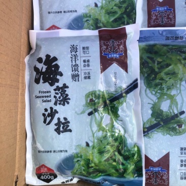 鱼邦海藻沙拉裙带菜400克*20袋/箱，开袋即食
