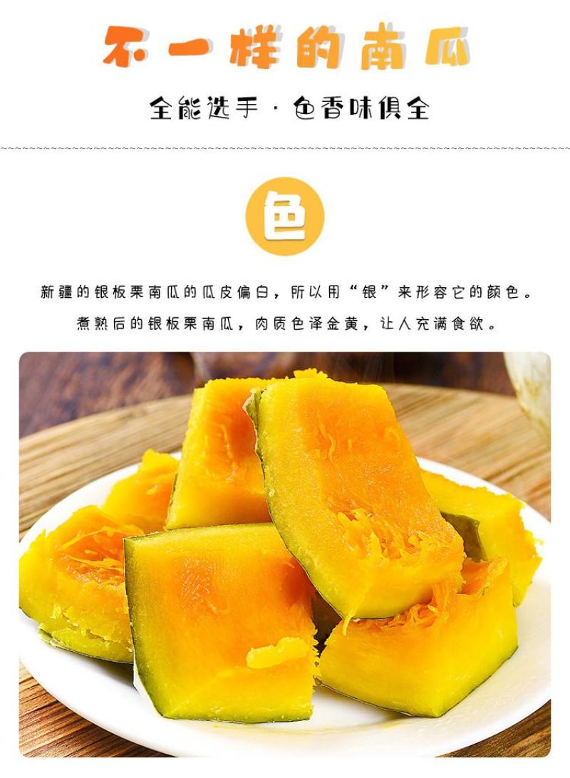 一件代发新疆银板栗南瓜两种规格新鲜上市口感绵密
