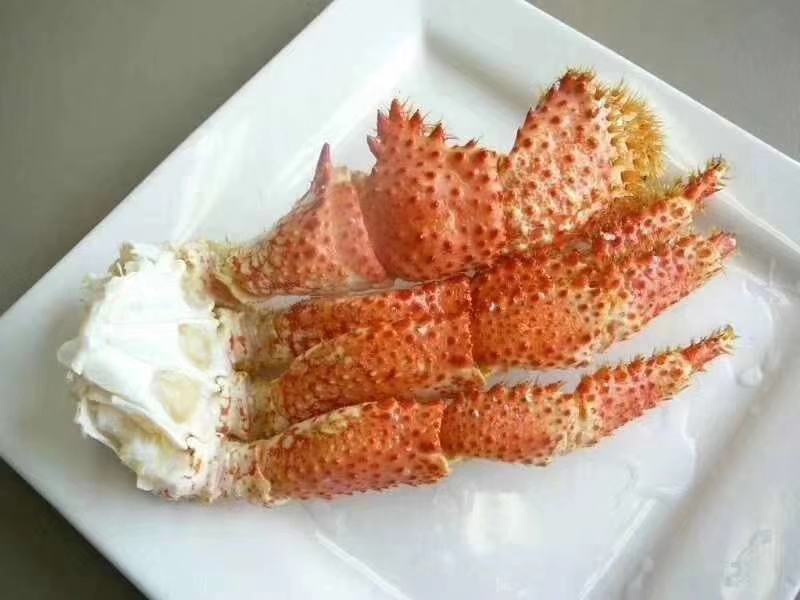 自助餐食材，雪地牌智利雪蟹脚红毛蟹脚，饱满度95%