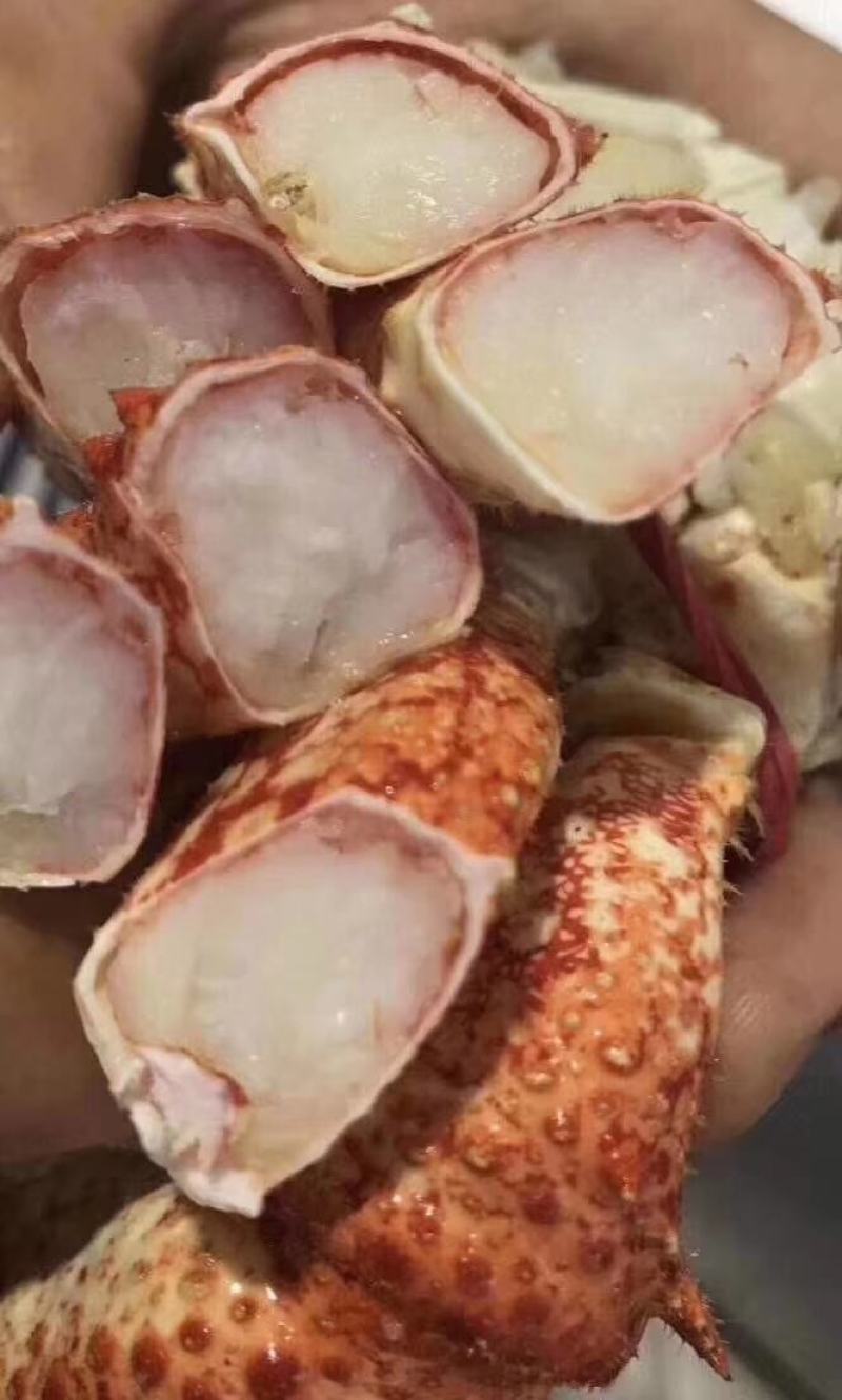 自助餐食材，雪地牌智利雪蟹脚红毛蟹脚，饱满度95%