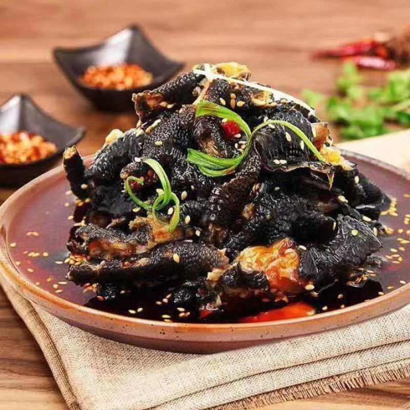 麻辣鸡爪无骨鸡爪红油去骨黑凤爪乌鸡爪鸡脚熟食盐帮菜