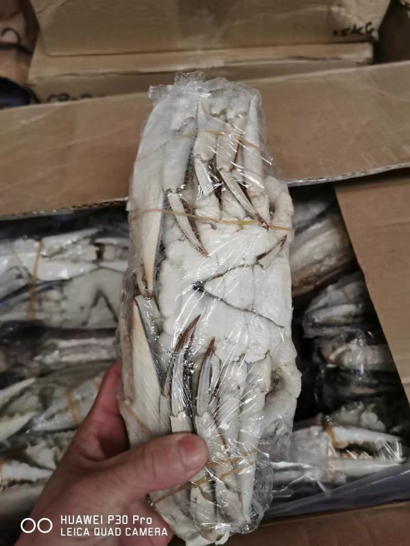 西非蓝蟹，一件15公斤。上海现货大量批发