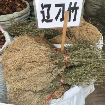 辽刁竹扎把青绿色干净根部2020年新货，
