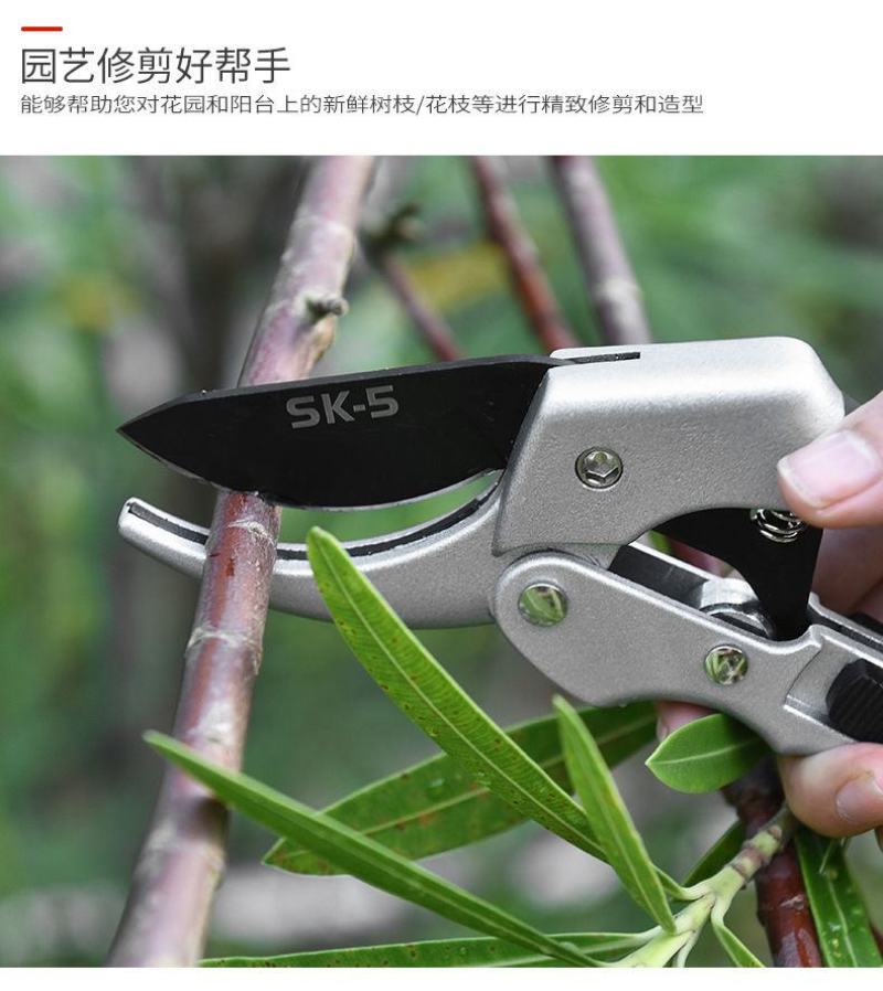 树粗枝剪刀修枝剪刀园林花花艺剪园艺剪刀修花工具花剪果树枝