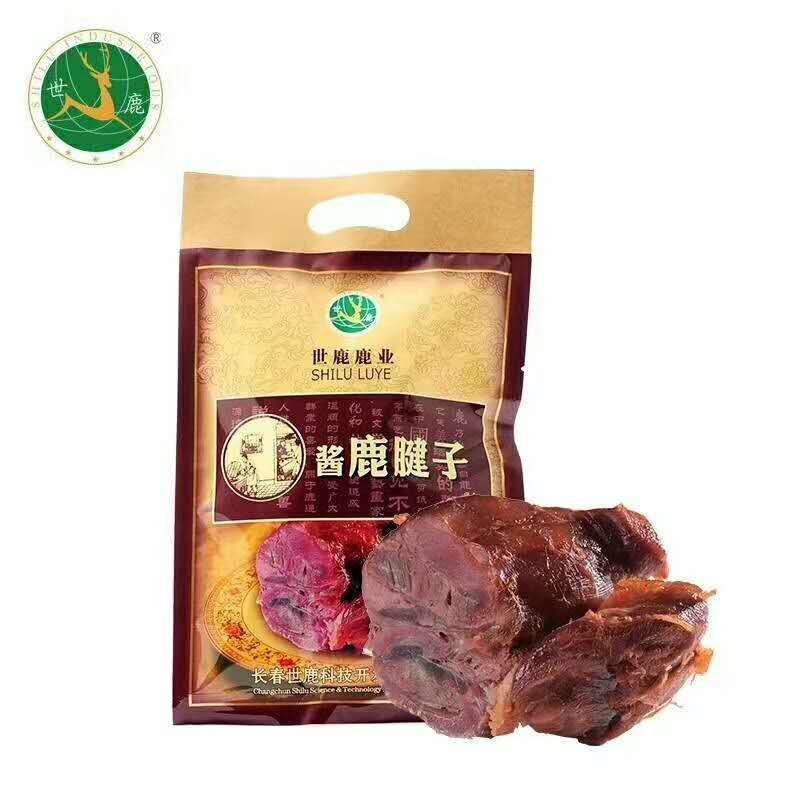 梅花鹿鹿肉熟食一箱六袋200克一代阿满食品