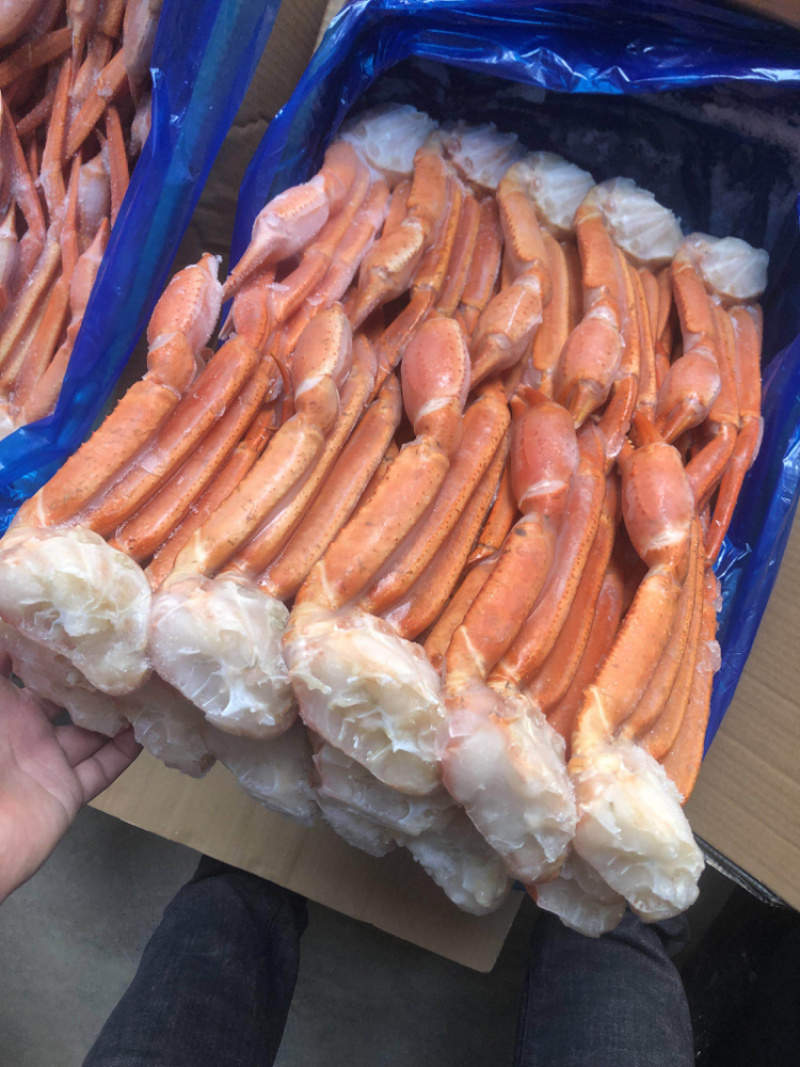 雪蟹脚、10斤一件自助餐食材上海一手货源批发。