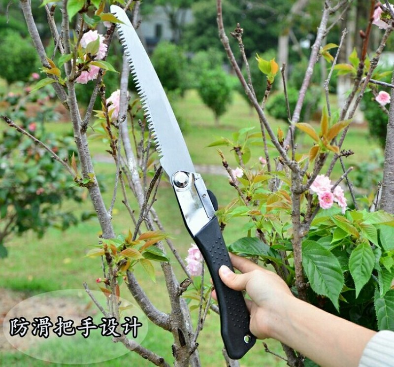 手工锯园林快速伐木折叠锯锯木神器