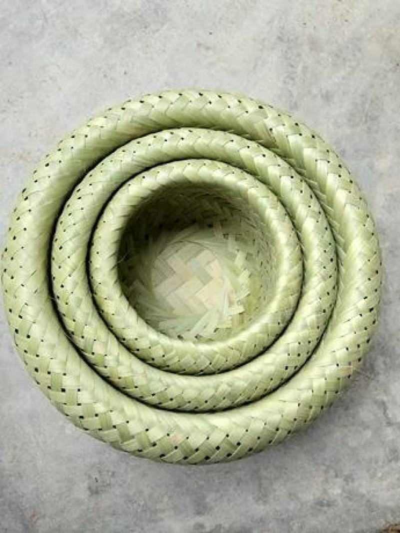 竹编竹制品纯手工竹编水果篮馒头篮