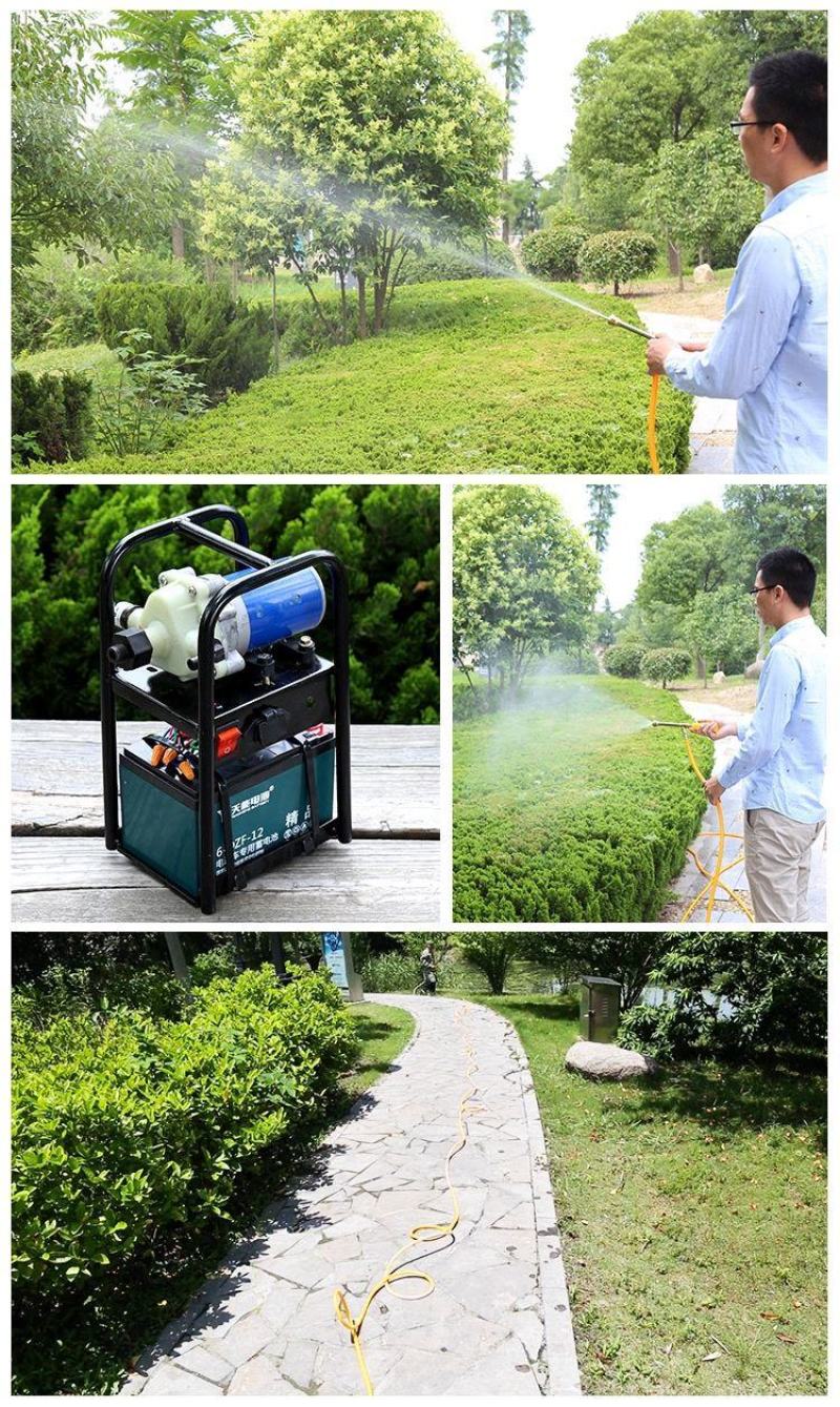 喷雾器电动农用打药机水泵便携式打药泵高压抽水机浇菜浇花