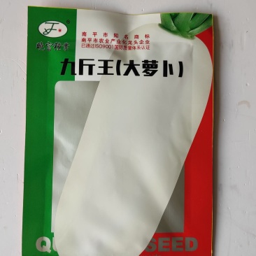 九斤王白皮萝卜种子中晚熟适应性广冬性强品质优良纤维少