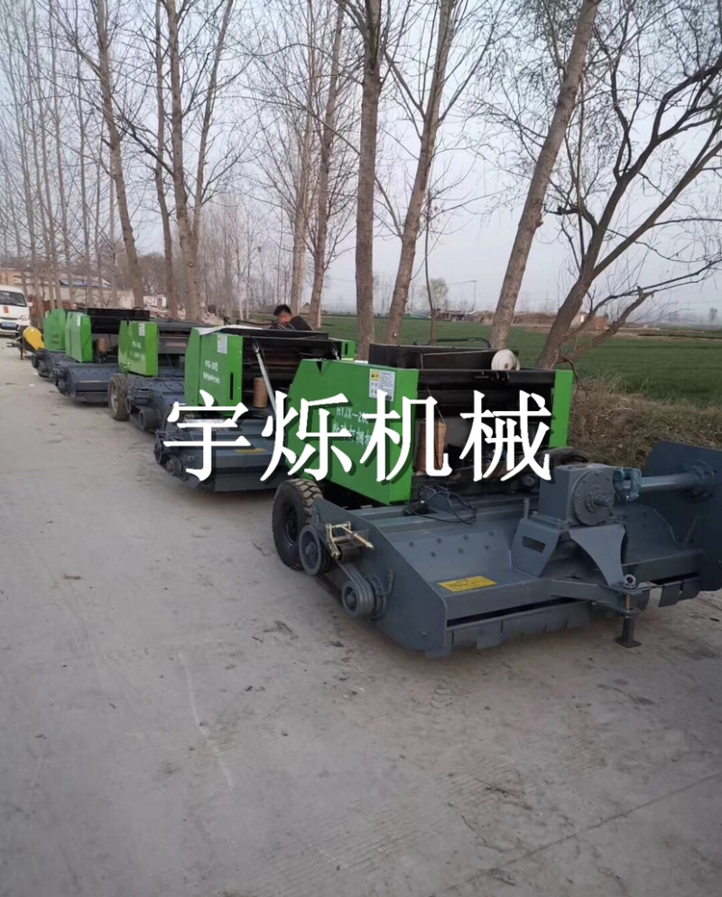 秸秆粉碎除尘滤土打捆机，青储黄储好装备，打捆机