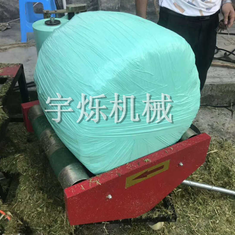 全自动打捆包膜一体机，青储黄储秸秆好装备，一件也是批发价