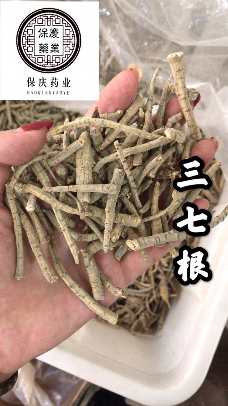 三七根三七保庆药业批发三七根实拍现货文山三七
