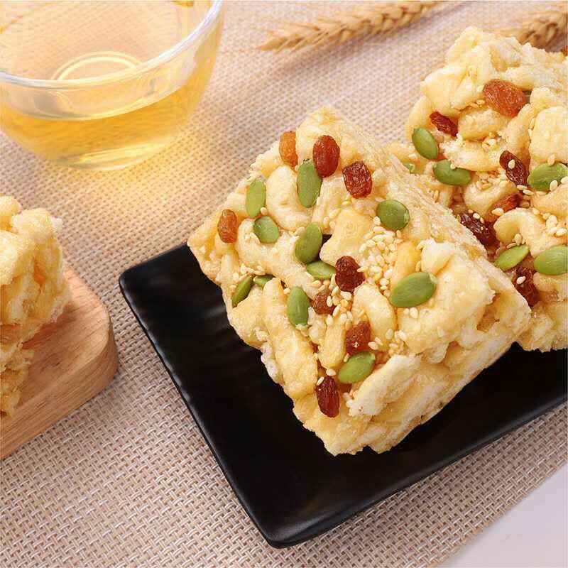 网红无蔗糖萨其马木糖醇坚果山药沙琪玛厂家整箱包邮