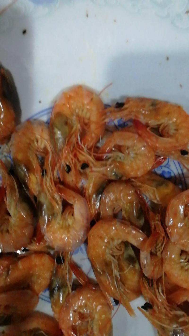 软壳虾白虾对虾虾干烤虾淡干活虾现烤好吃补钙