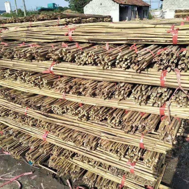竹竿装饰潢粗楠小竹子防腐菜园搭架竹篱笆栅栏彩旗细竹杆跳舞