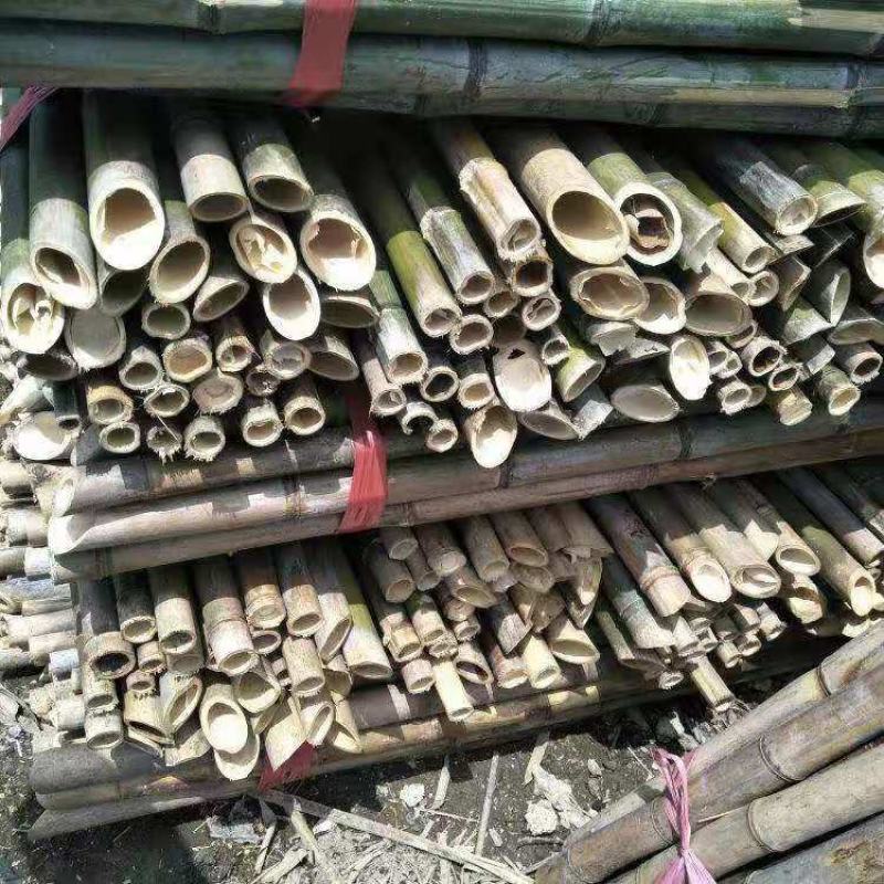 竹竿装饰潢粗楠小竹子防腐菜园搭架竹篱笆栅栏彩旗细竹杆跳舞