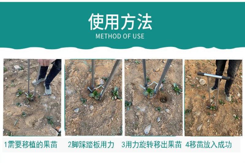 玉米移苗器栽苗器挖洞器辣椒苗移栽西瓜苗移苗器机铲移栽器