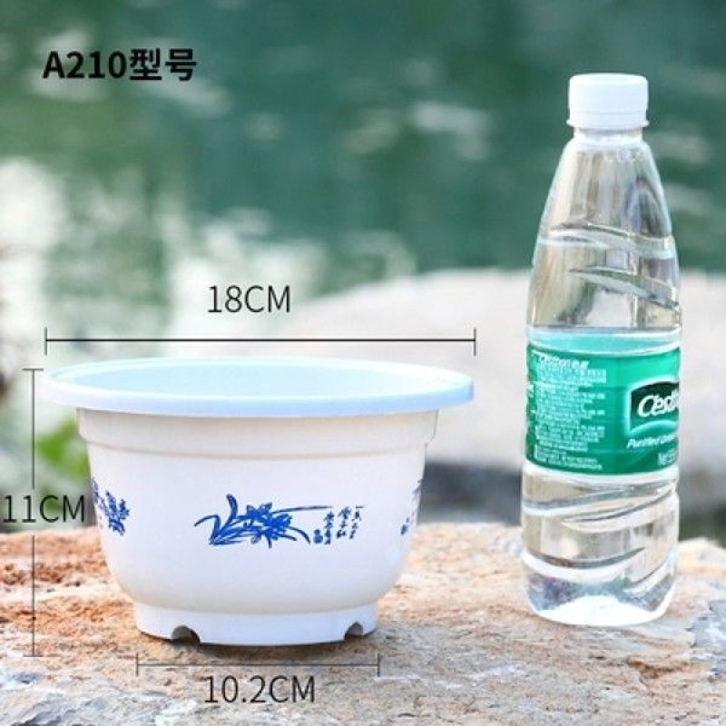 花盆白色红色塑料花盆大号加厚绿萝花盆绿植盆栽花盆仿陶瓷