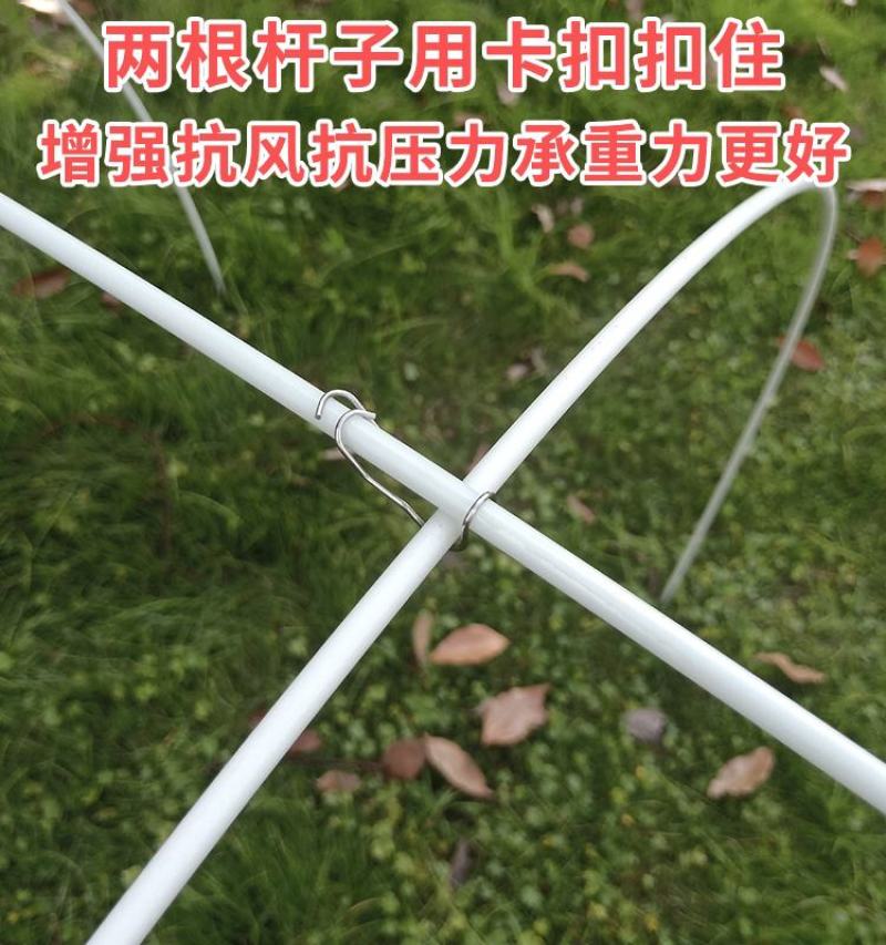 小拱棚支架农用蔬菜棚花卉育苗保温玻璃纤维弹力棒大棚骨架花