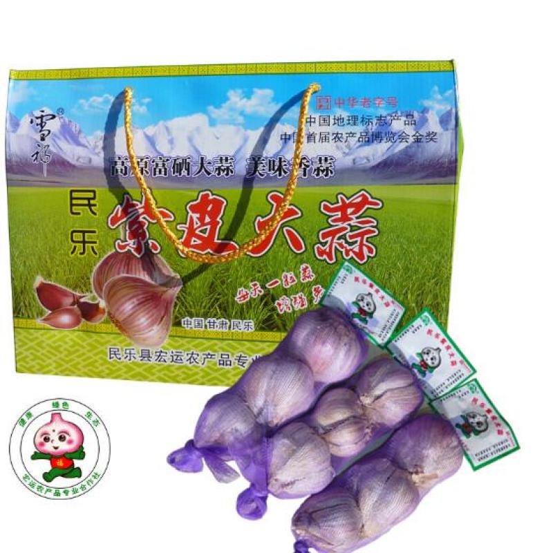 甘肃民乐宏运农产品专业合作示范社紫皮香蒜