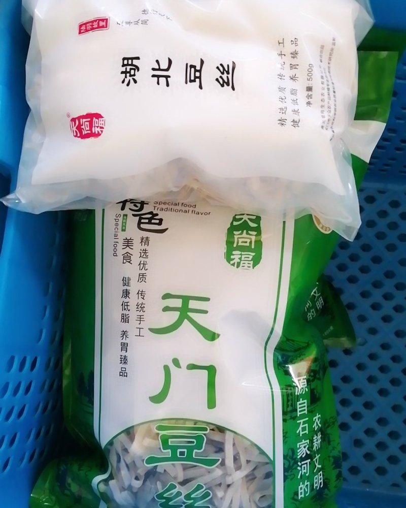 湖北天门豆丝豆皮豆折粉丝